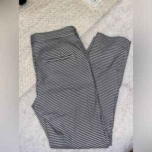 Houndstooth work pants